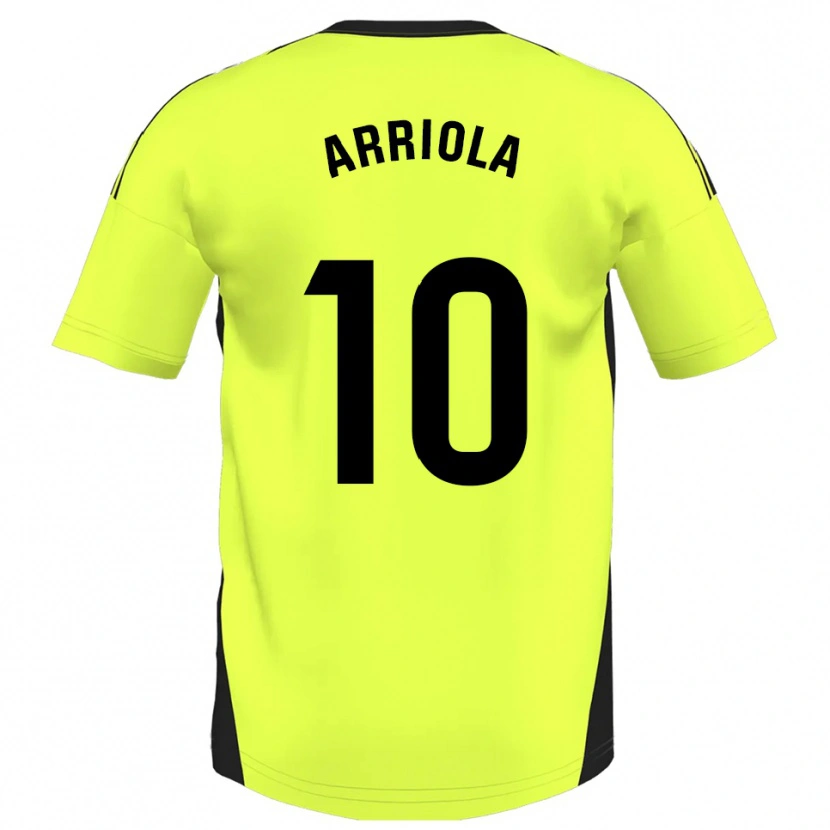 Danxen Herren Marcos Arriola #10 Fluoreszierendes Gelb Auswärtstrikot Trikot 2025/26 T-Shirt