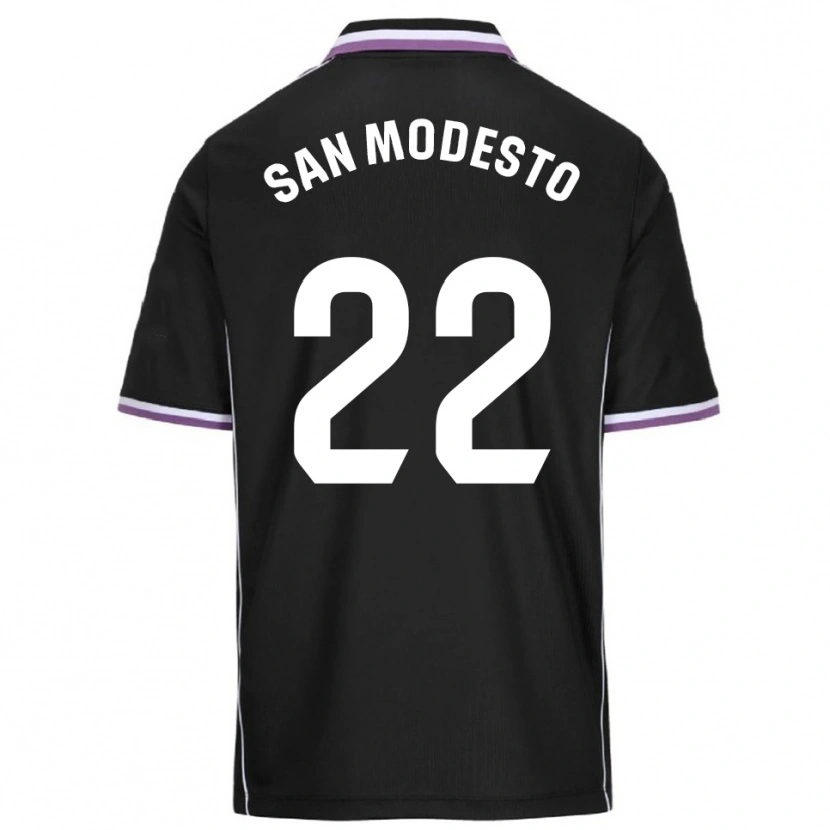 Danxen Herren Hugo San Modesto #22 Lila Schwarz Auswärtstrikot Trikot 2025/26 T-Shirt