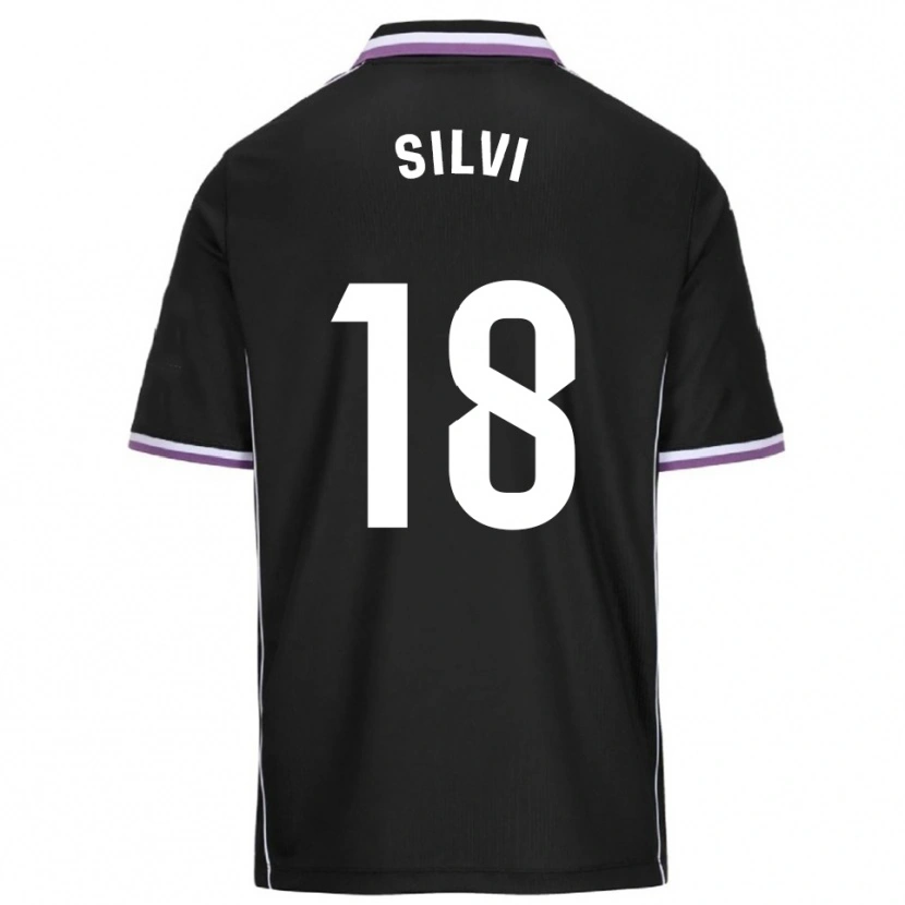 Danxen Herren Silvia Fernandez Pocero #18 Lila Schwarz Auswärtstrikot Trikot 2025/26 T-Shirt