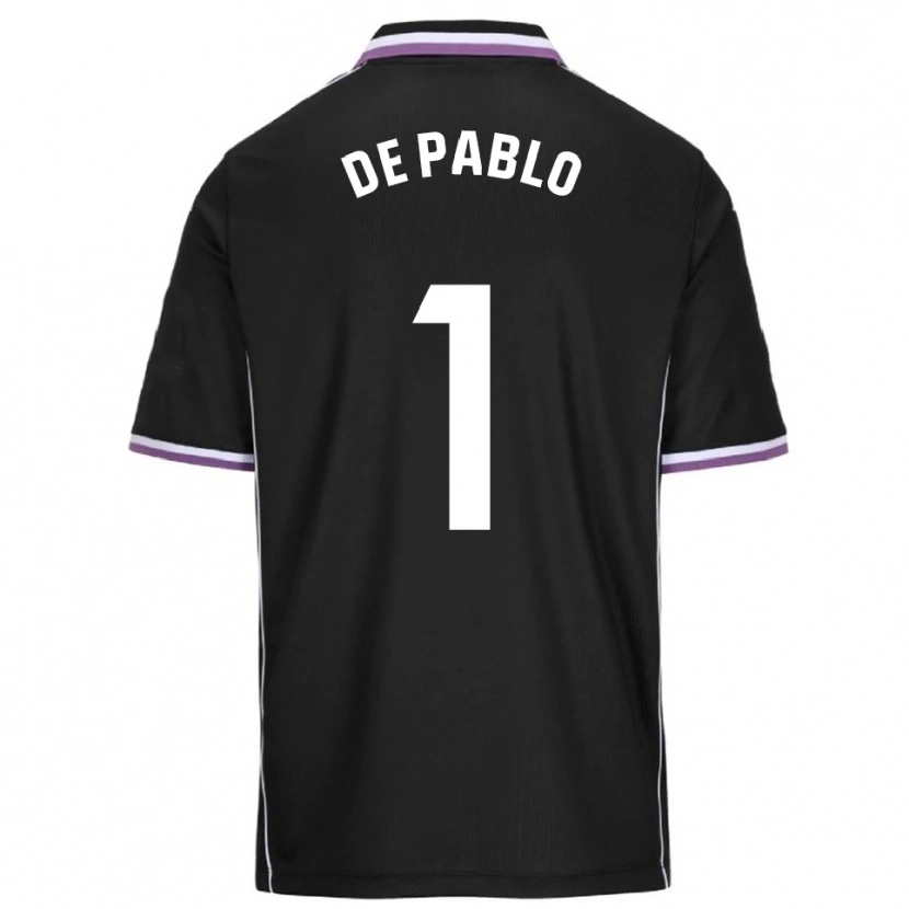 Danxen Herren Álvaro De Pablo #1 Lila Schwarz Auswärtstrikot Trikot 2025/26 T-Shirt