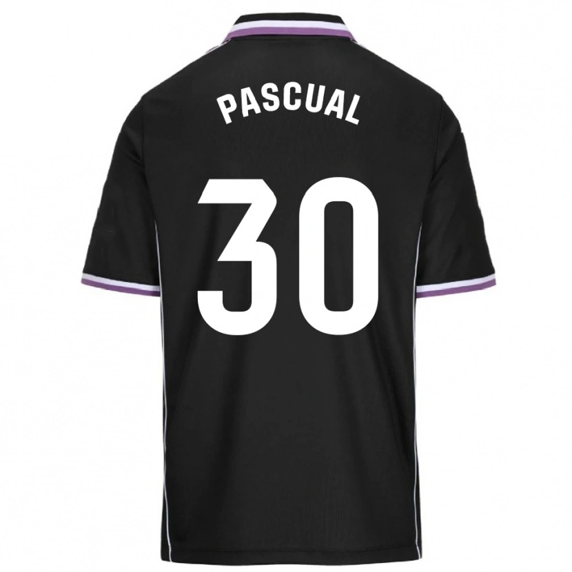 Danxen Herren Adrián Pascual #30 Lila Schwarz Auswärtstrikot Trikot 2025/26 T-Shirt