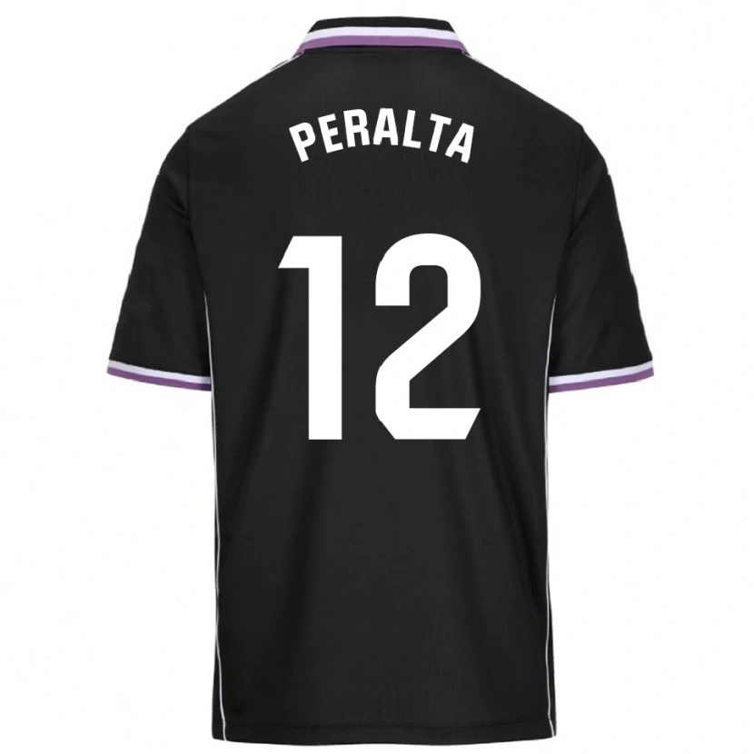 Danxen Herren Fernando Peralta #12 Lila Schwarz Auswärtstrikot Trikot 2025/26 T-Shirt