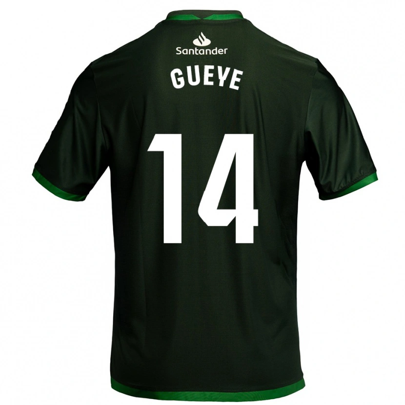 Danxen Herren Maguette Gueye #14 Dunkelgrün Auswärtstrikot Trikot 2025/26 T-Shirt