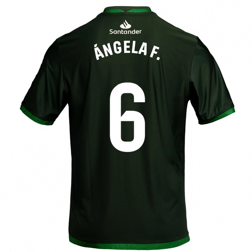 Danxen Herren Ángela Fernández Fraile #6 Dunkelgrün Auswärtstrikot Trikot 2025/26 T-Shirt