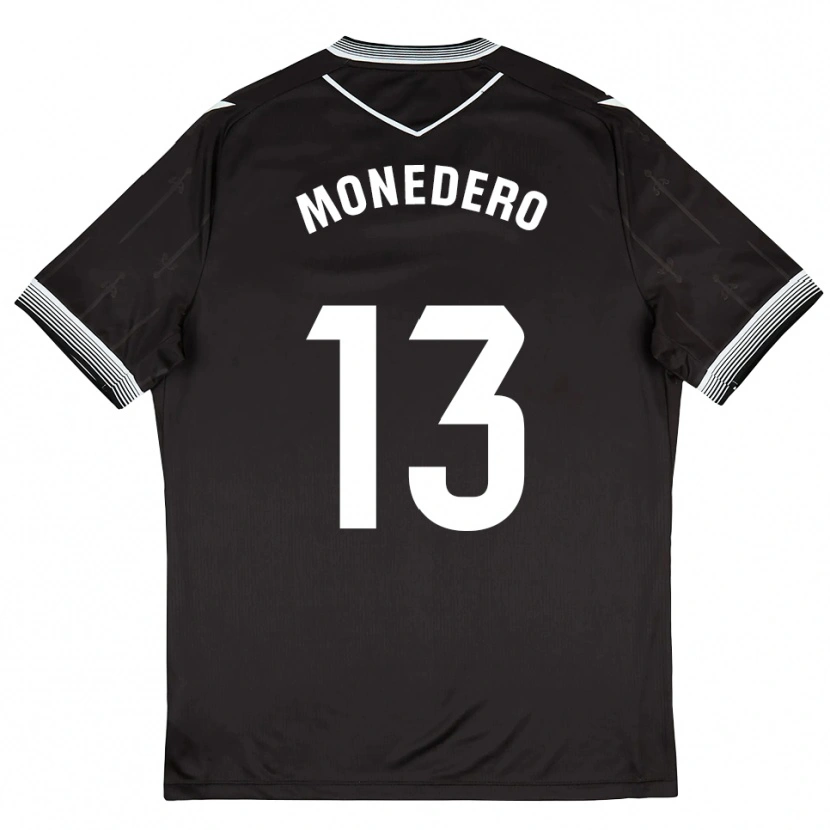 Danxen Herren Marc Monedero #13 Schwarz Weiß Auswärtstrikot Trikot 2025/26 T-Shirt