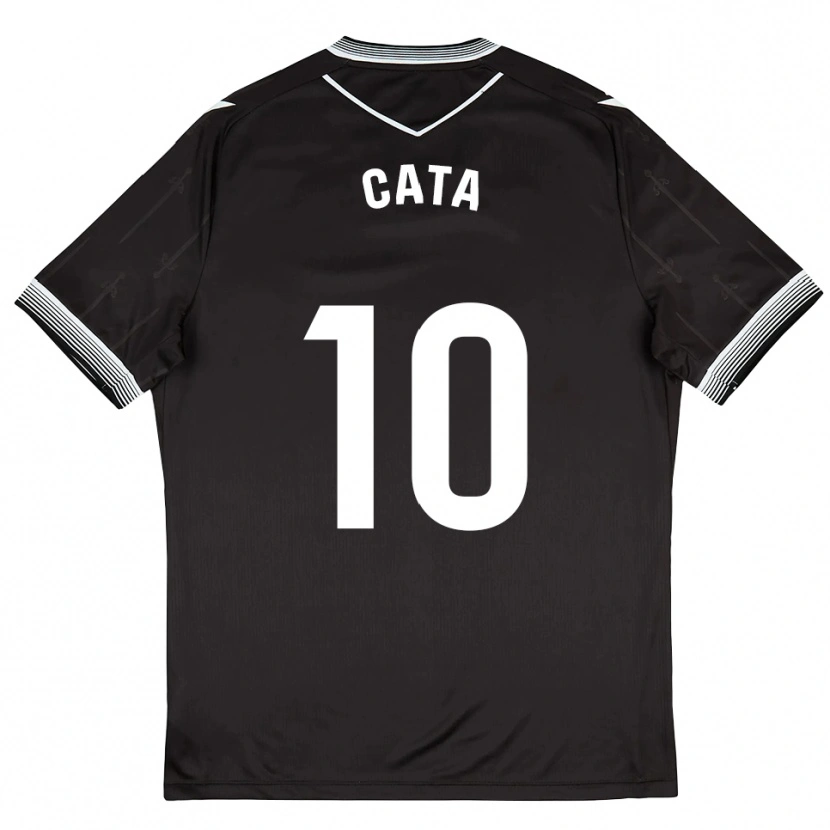 Danxen Herren Catalina Roselló #10 Schwarz Weiß Auswärtstrikot Trikot 2025/26 T-Shirt