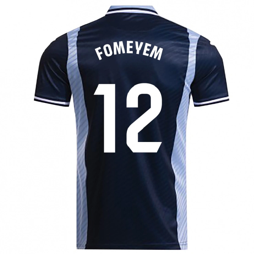 Danxen Herren Franck Fomeyem #12 Marine Himmelblau Auswärtstrikot Trikot 2025/26 T-Shirt