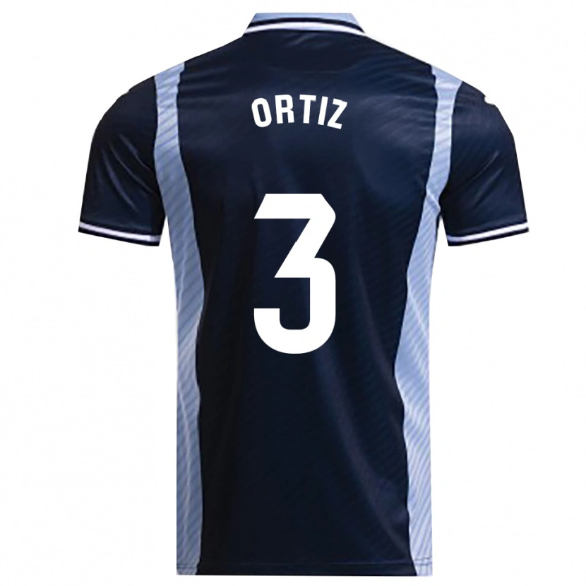 Danxen Herren Josema Ortiz #3 Marine Himmelblau Auswärtstrikot Trikot 2025/26 T-Shirt