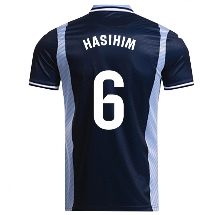 Danxen Herren Hasihim #6 Marine Himmelblau Auswärtstrikot Trikot 2025/26 T-Shirt