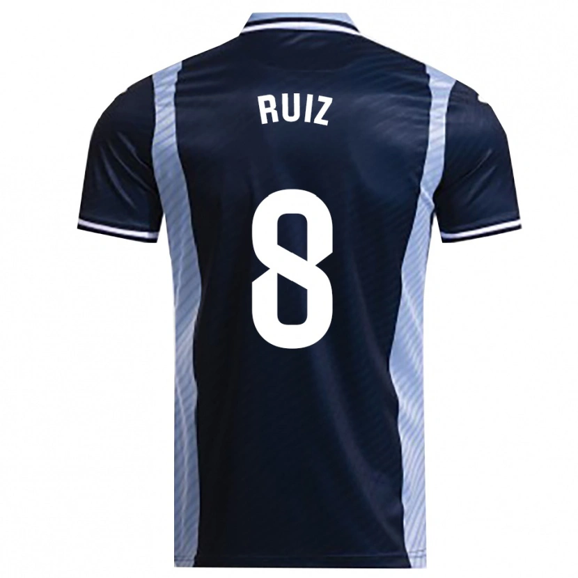 Danxen Herren Isma Ruiz #8 Marine Himmelblau Auswärtstrikot Trikot 2025/26 T-Shirt