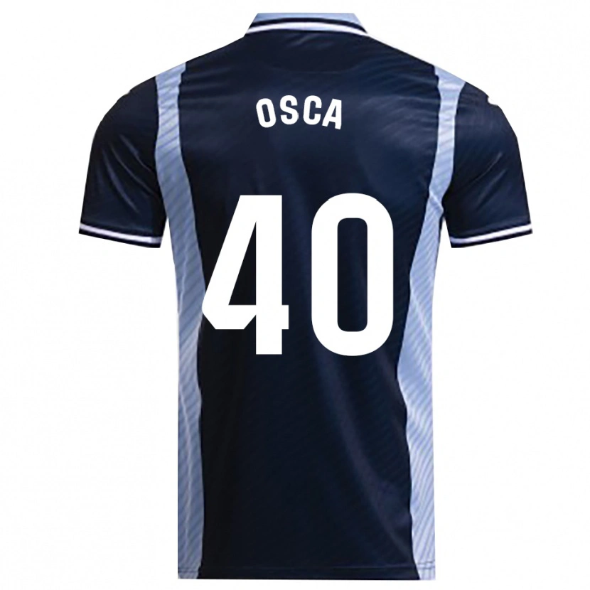 Danxen Herren Cristian Osca #40 Marine Himmelblau Auswärtstrikot Trikot 2025/26 T-Shirt