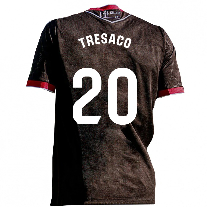 Danxen Herren Rafa Tresaco #20 Schwarz Rot Auswärtstrikot Trikot 2025/26 T-Shirt