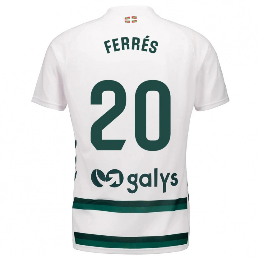 Danxen Herren Llorenç Ferrés #20 Weiß Grün Auswärtstrikot Trikot 2025/26 T-Shirt