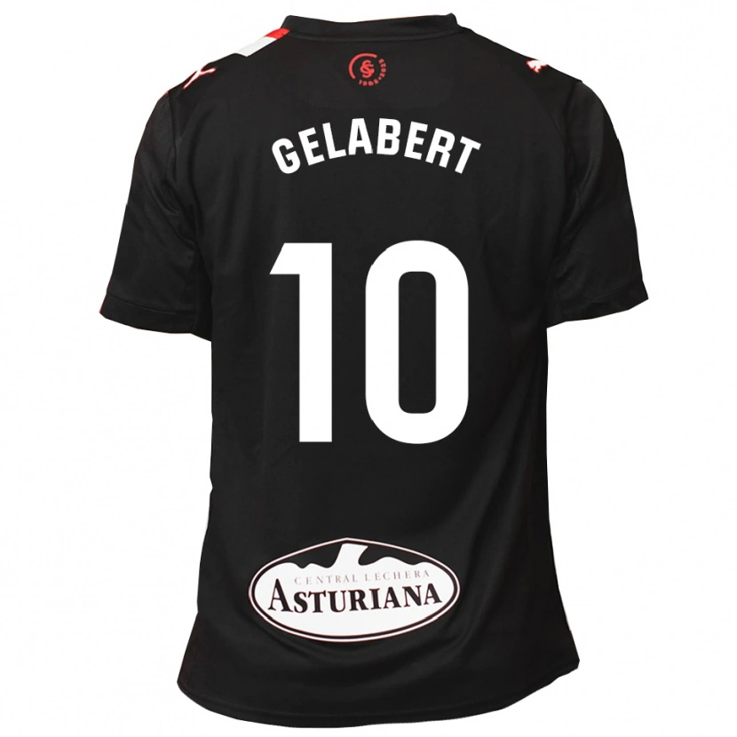 Danxen Herren César Gelabert #10 Schwarz Weiß Auswärtstrikot Trikot 2025/26 T-Shirt