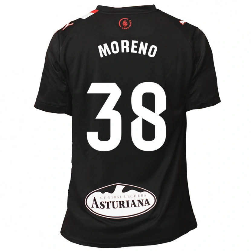 Danxen Herren Gerard Moreno #38 Schwarz Weiß Auswärtstrikot Trikot 2025/26 T-Shirt