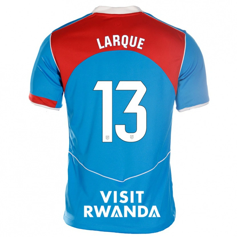 Danxen Herren Patricia Larqué #13 Blau Weiß Ausweichtrikot Trikot 2025/26 T-Shirt