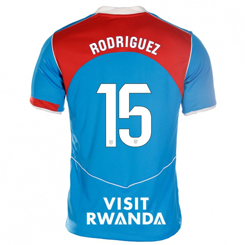 Danxen Herren Cinta Rodríguez #15 Blau Weiß Ausweichtrikot Trikot 2025/26 T-Shirt