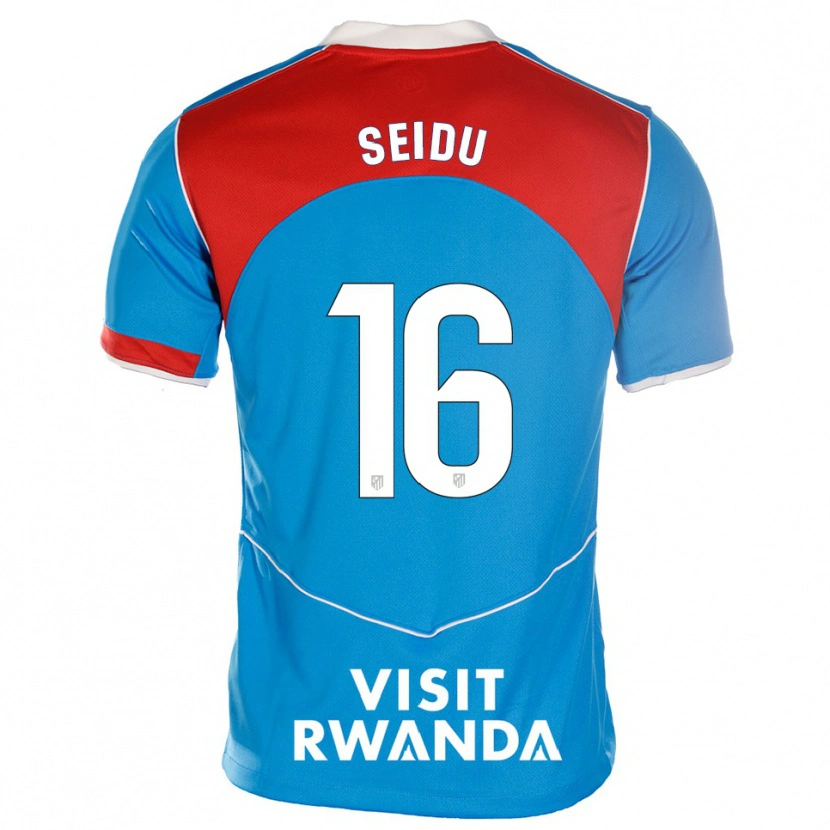 Danxen Herren Taufik Seidu #16 Blau Weiß Ausweichtrikot Trikot 2025/26 T-Shirt