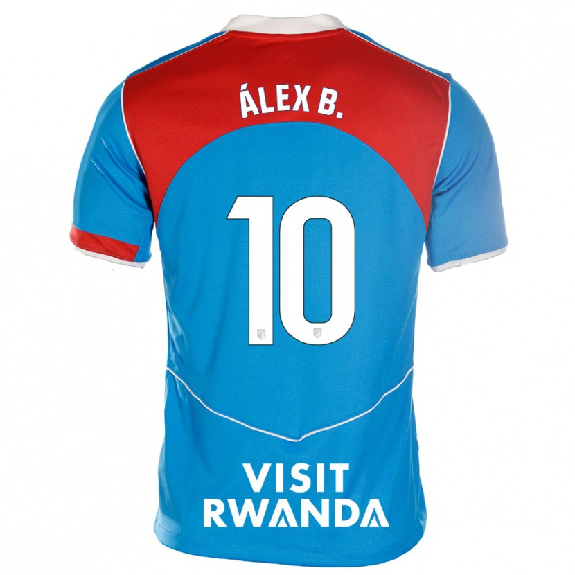 Danxen Herren Álex Baena #10 Blau Weiß Ausweichtrikot Trikot 2025/26 T-Shirt