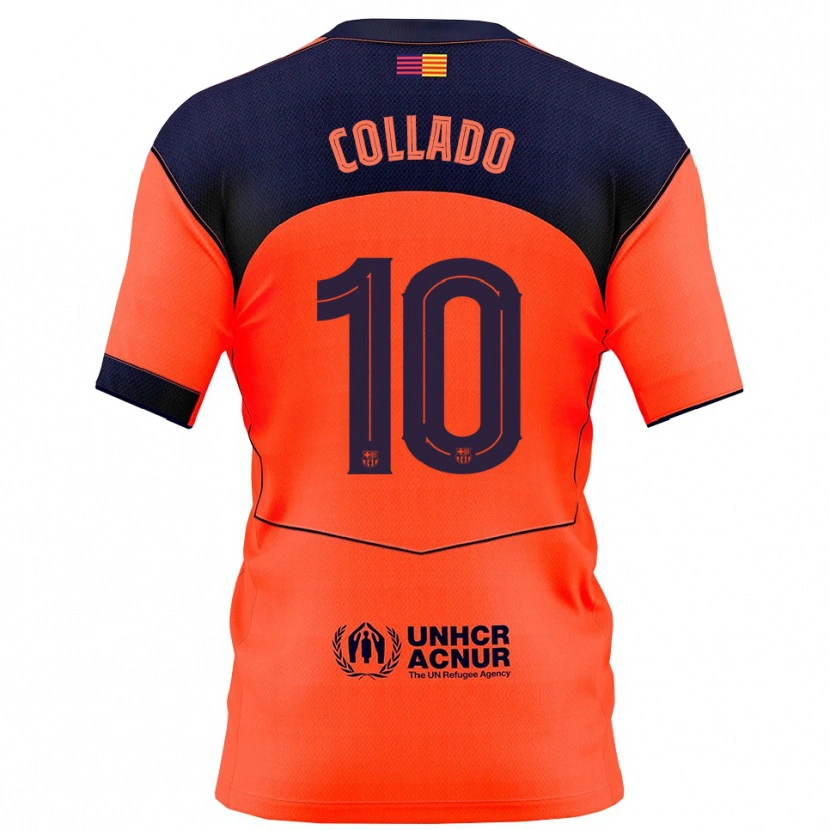 Danxen Herren Alex Collado #10 Orange Marine Ausweichtrikot Trikot 2025/26 T-Shirt