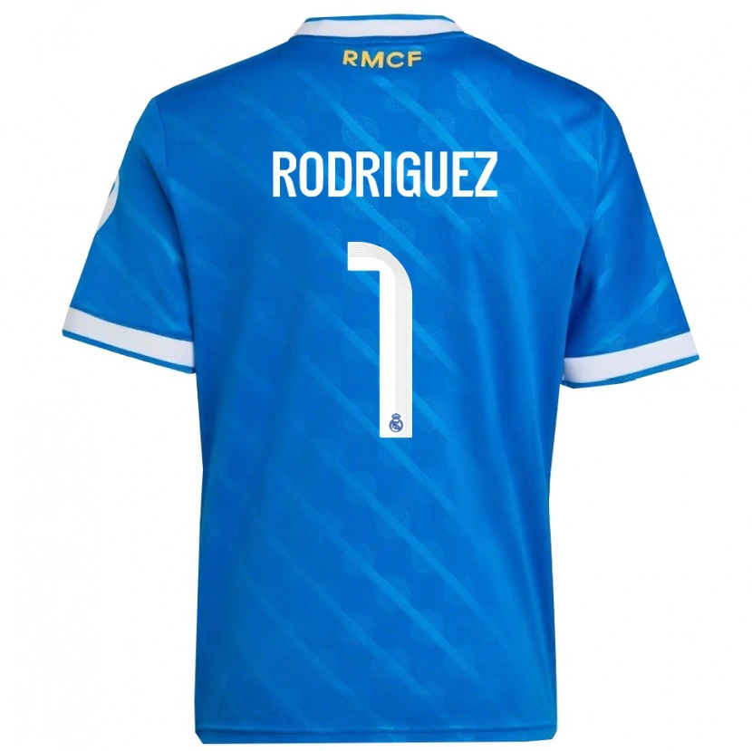 Danxen Herren Misa Rodriguez #1 Blau Weiß Ausweichtrikot Trikot 2025/26 T-Shirt