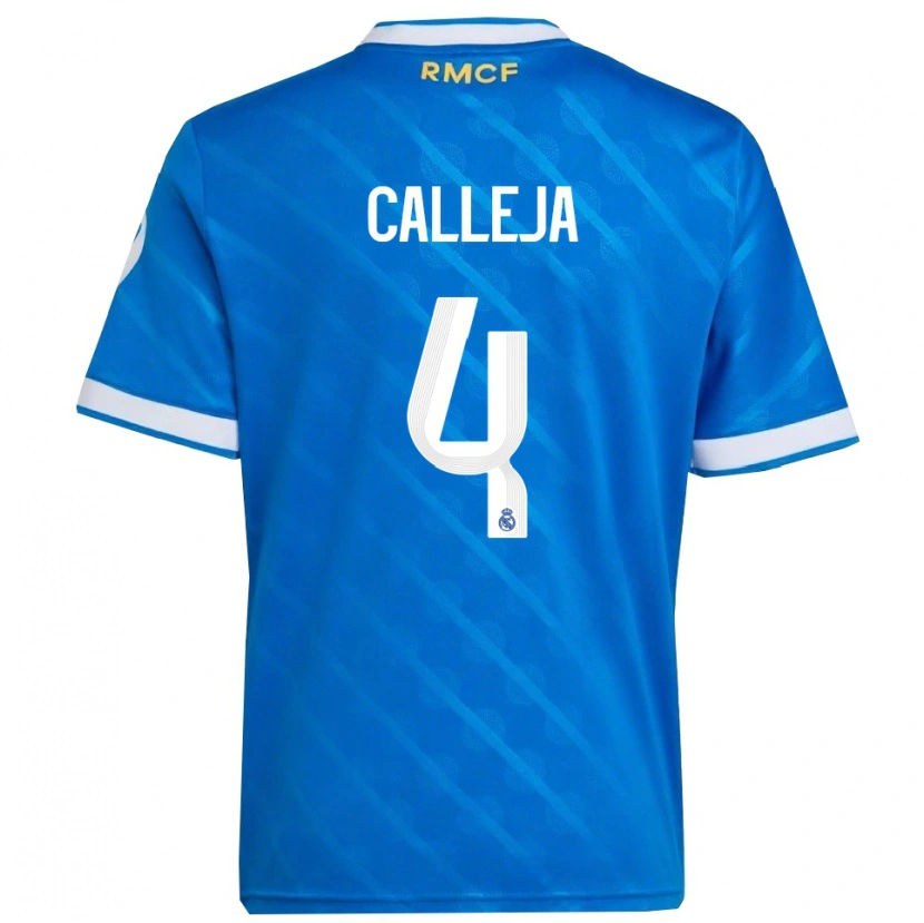 Danxen Herren Jaime Calleja #4 Blau Weiß Ausweichtrikot Trikot 2025/26 T-Shirt