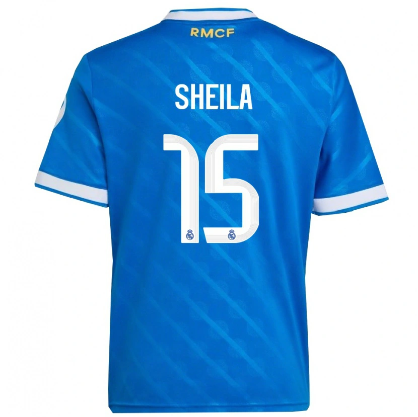 Danxen Herren Sheila García #15 Blau Weiß Ausweichtrikot Trikot 2025/26 T-Shirt