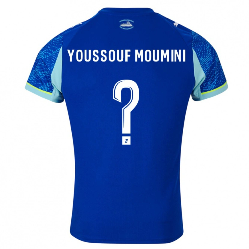 Danxen Herren Yakine Youssouf Moumini #0 Himmelblau Weiß Ausweichtrikot Trikot 2025/26 T-Shirt