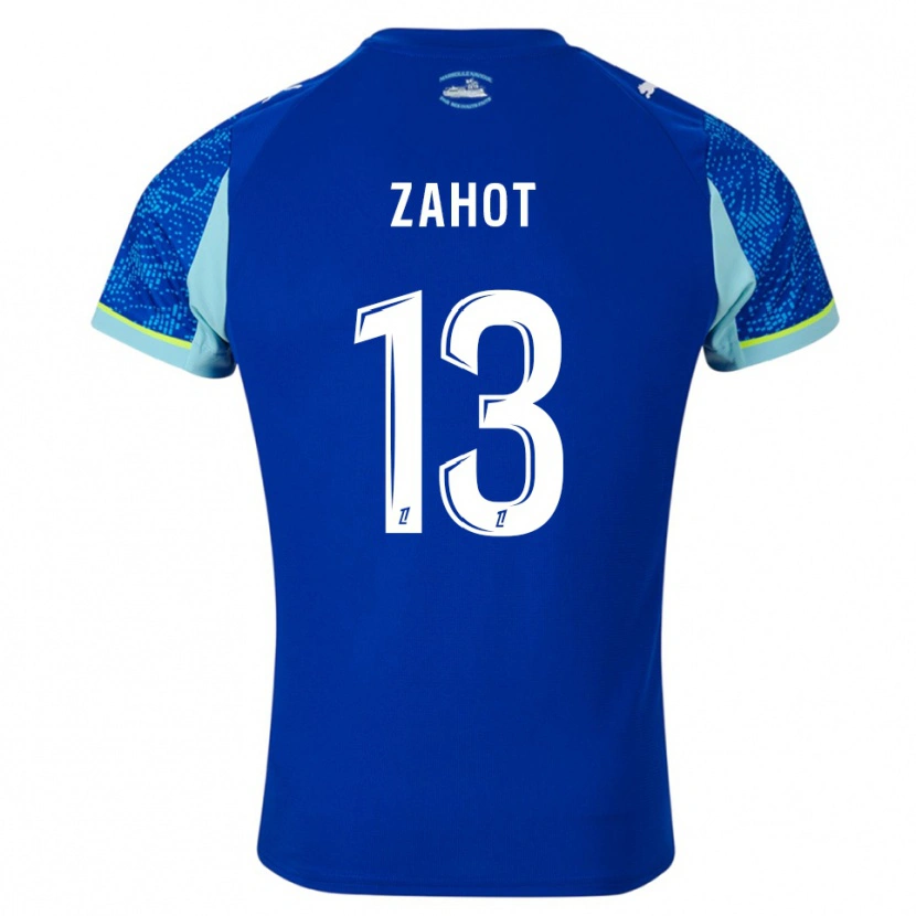 Danxen Herren Sarah Zahot #13 Himmelblau Weiß Ausweichtrikot Trikot 2025/26 T-Shirt