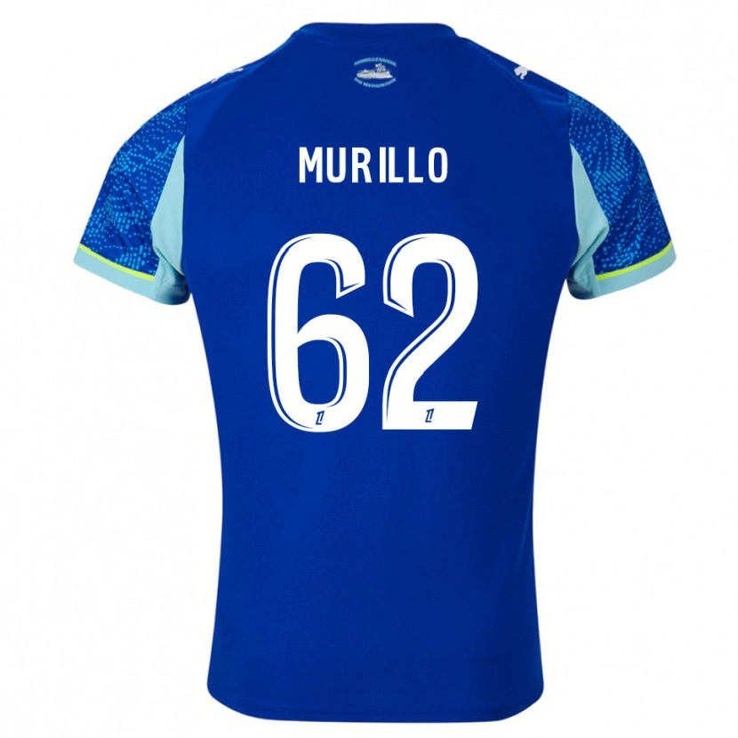 Danxen Herren Amir Murillo #62 Himmelblau Weiß Ausweichtrikot Trikot 2025/26 T-Shirt