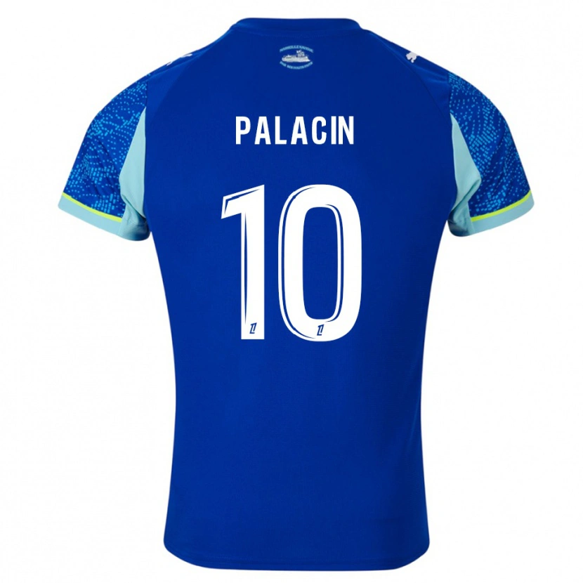 Danxen Herren Sara Palacin #10 Himmelblau Weiß Ausweichtrikot Trikot 2025/26 T-Shirt