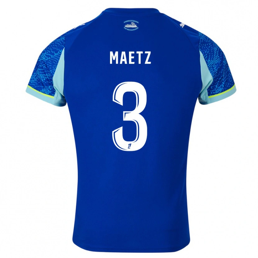 Danxen Herren Agathe Maetz #3 Himmelblau Weiß Ausweichtrikot Trikot 2025/26 T-Shirt