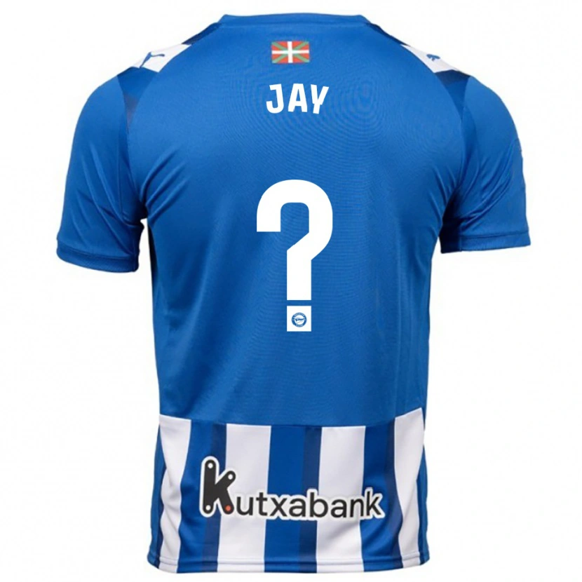Danxen Damen Alejandro Jay #0 Blau Weiß Heimtrikot Trikot 2025/26 T-Shirt