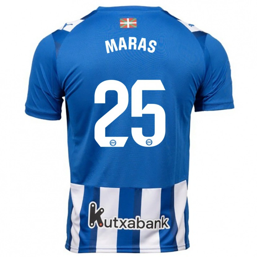 Danxen Damen Nikola Maras #25 Blau Weiß Heimtrikot Trikot 2025/26 T-Shirt