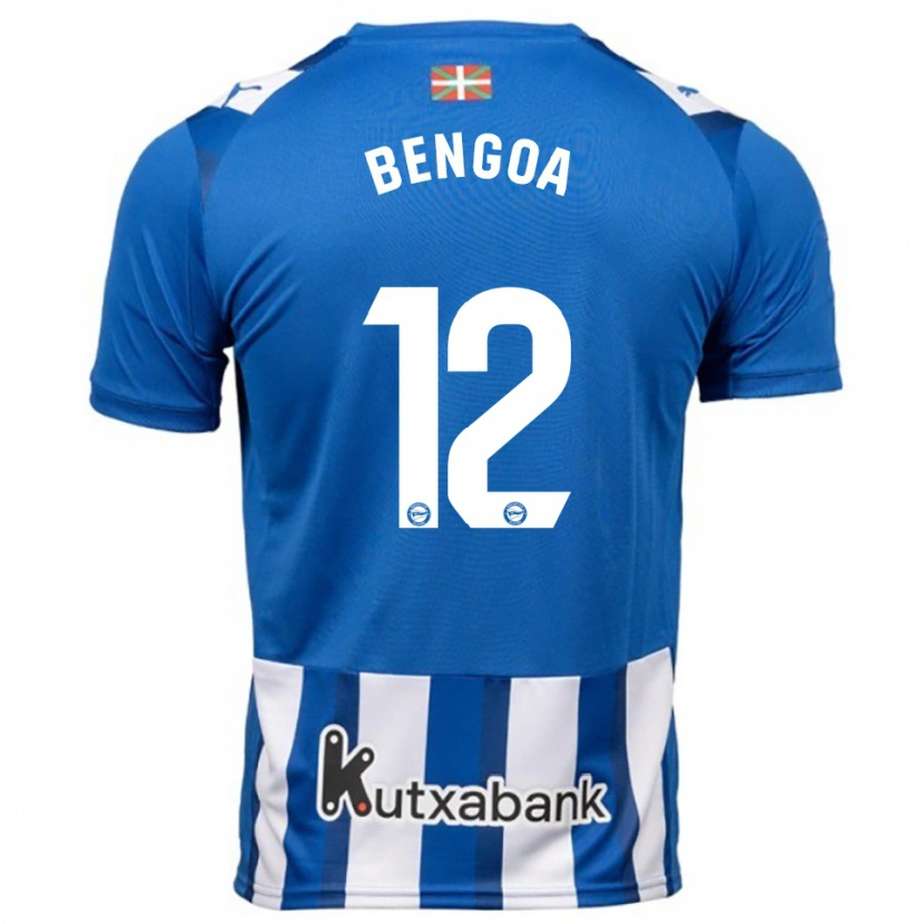Danxen Damen Nerea Bengoa #12 Blau Weiß Heimtrikot Trikot 2025/26 T-Shirt