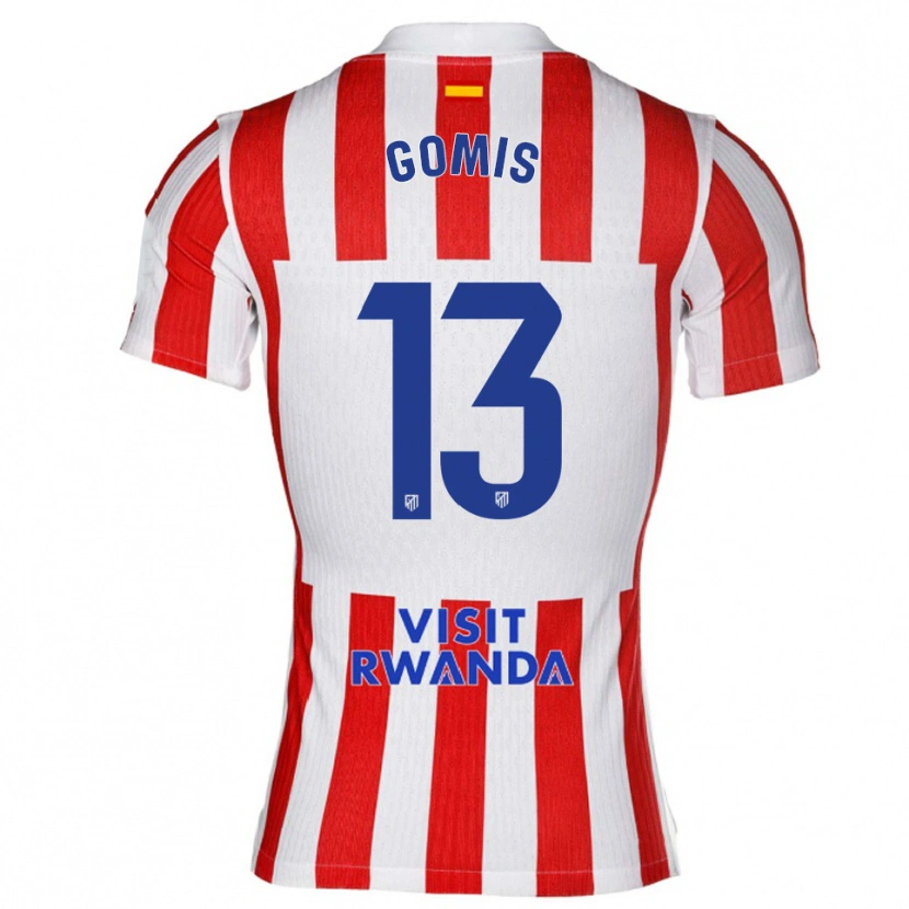 Danxen Damen Antonio Gomis #13 Rot Weiß Heimtrikot Trikot 2025/26 T-Shirt