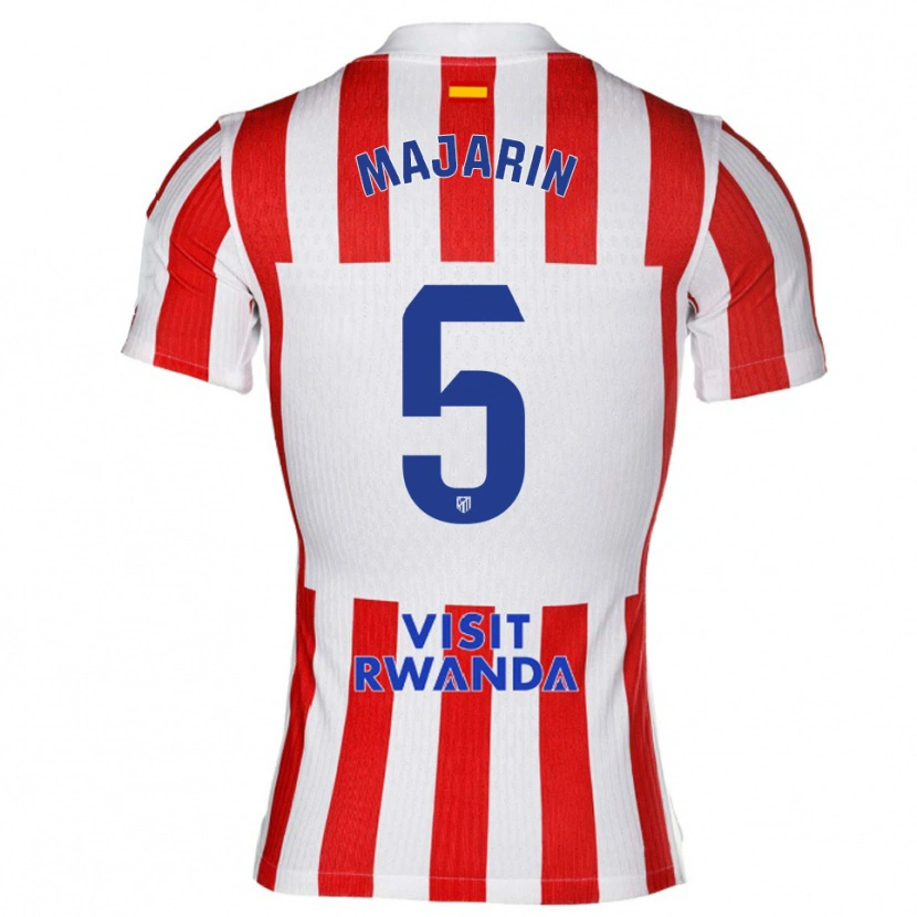 Danxen Damen Sonia Majarín #5 Rot Weiß Heimtrikot Trikot 2025/26 T-Shirt