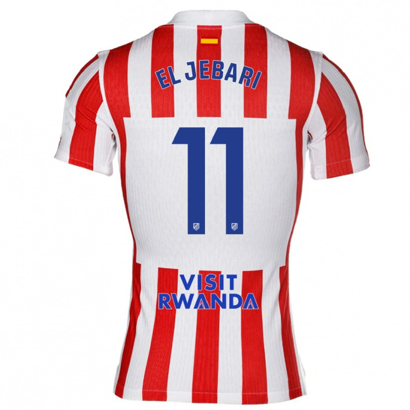 Danxen Damen Salim El Jebari #11 Rot Weiß Heimtrikot Trikot 2025/26 T-Shirt