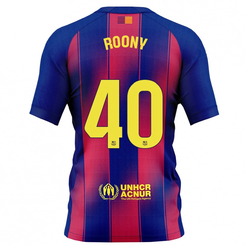 Danxen Damen Roony Bardghji #40 Blau Rot Heimtrikot Trikot 2025/26 T-Shirt