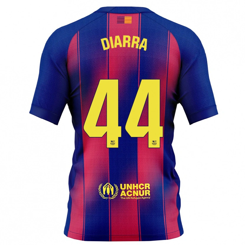 Danxen Damen Ibrahim Diarra #44 Blau Rot Heimtrikot Trikot 2025/26 T-Shirt