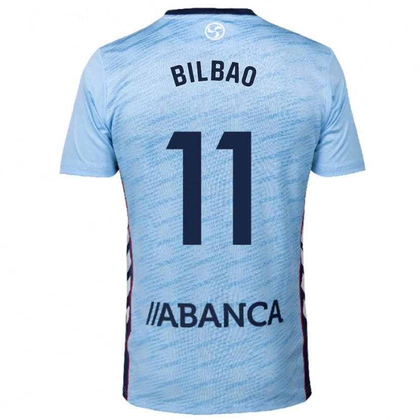 Danxen Damen Luis Bilbao #11 Himmelblau Rot Heimtrikot Trikot 2025/26 T-Shirt
