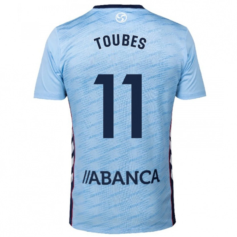 Danxen Damen Ana Toubes #11 Himmelblau Rot Heimtrikot Trikot 2025/26 T-Shirt