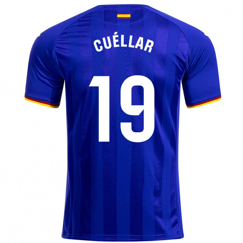Danxen Damen Martín Cuéllar #19 Blau Rot Gelb Heimtrikot Trikot 2025/26 T-Shirt