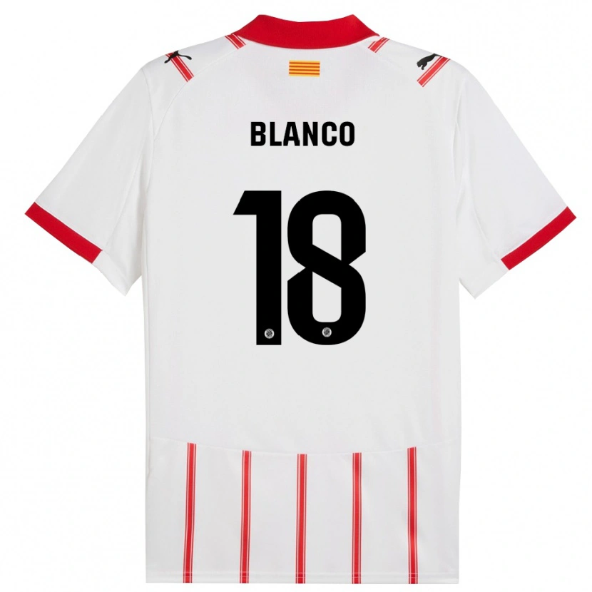 Danxen Damen Aaron Blanco #18 Weiß Rot Heimtrikot Trikot 2025/26 T-Shirt
