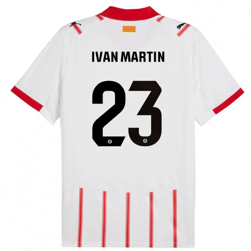 Danxen Damen Iván Martín #23 Weiß Rot Heimtrikot Trikot 2025/26 T-Shirt