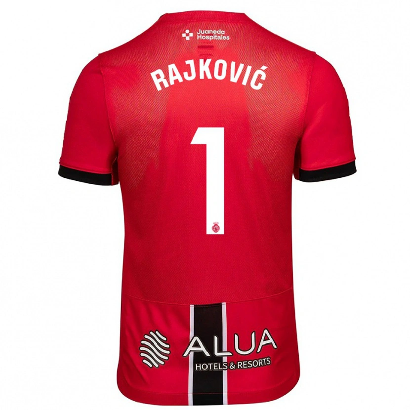 Danxen Damen Predrag Rajkovic #1 Rot Schwarz Heimtrikot Trikot 2025/26 T-Shirt