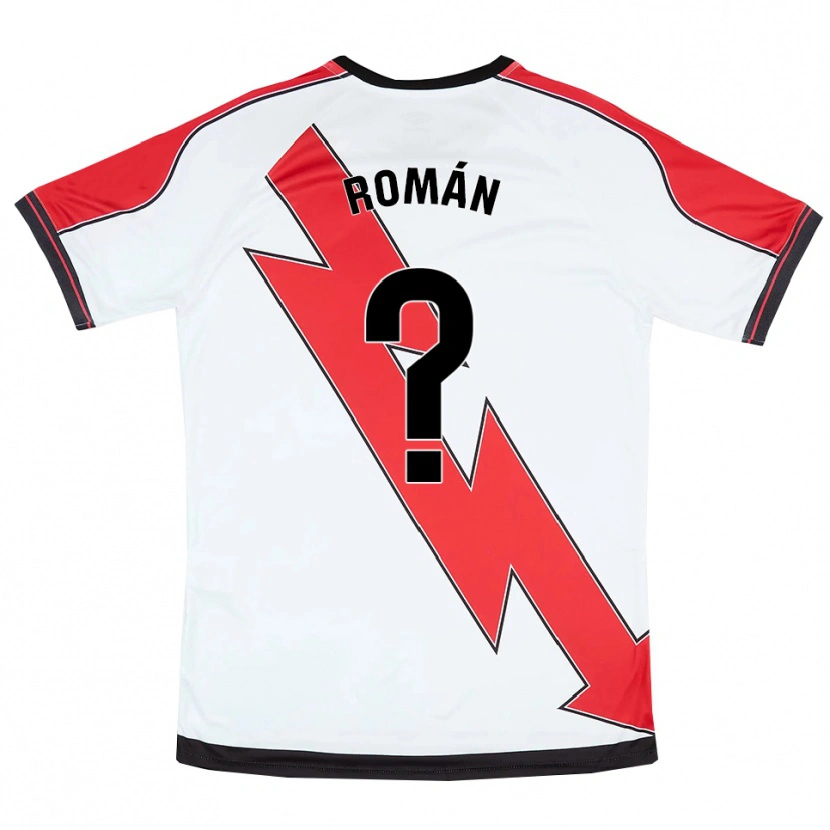 Danxen Damen Marco Román #0 Weiß Rot Heimtrikot Trikot 2025/26 T-Shirt