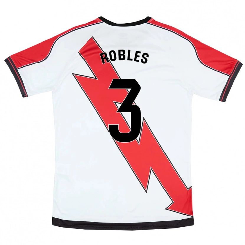 Danxen Damen Diego Robles #3 Weiß Rot Heimtrikot Trikot 2025/26 T-Shirt