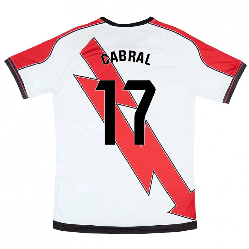 Danxen Damen Millene Cabral #17 Weiß Rot Heimtrikot Trikot 2025/26 T-Shirt