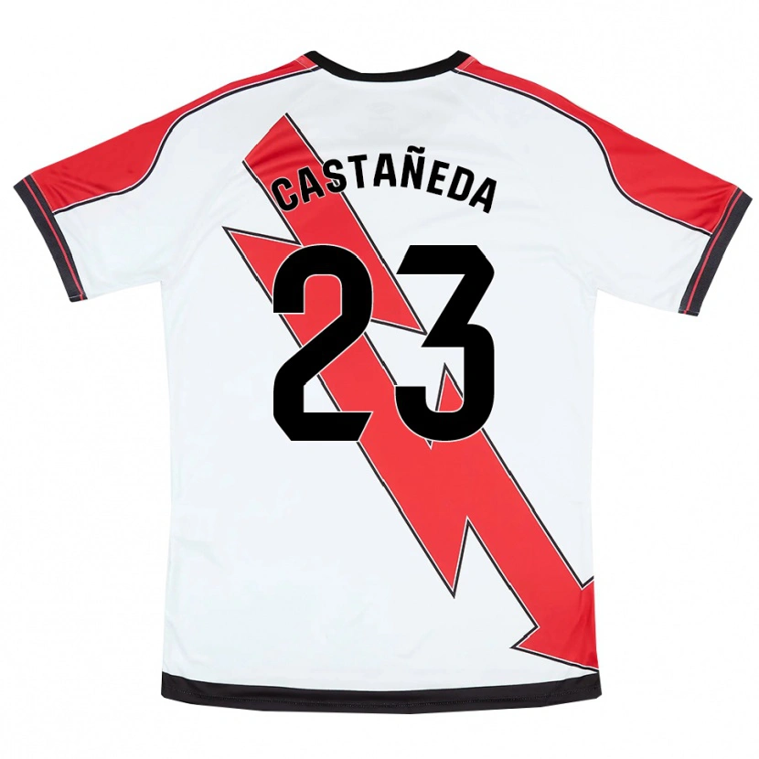 Danxen Damen Ana Sofía Castañeda Giraldo #23 Weiß Rot Heimtrikot Trikot 2025/26 T-Shirt